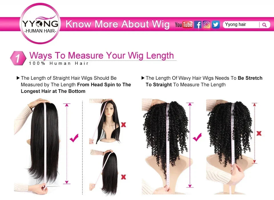 13x6 HD Transparent Straight Lace Front Human Hair Wigs For Women 180% Pre Plucked 4x4 Closure Wig 30 Inch 13x4 Lace Frontal Wig