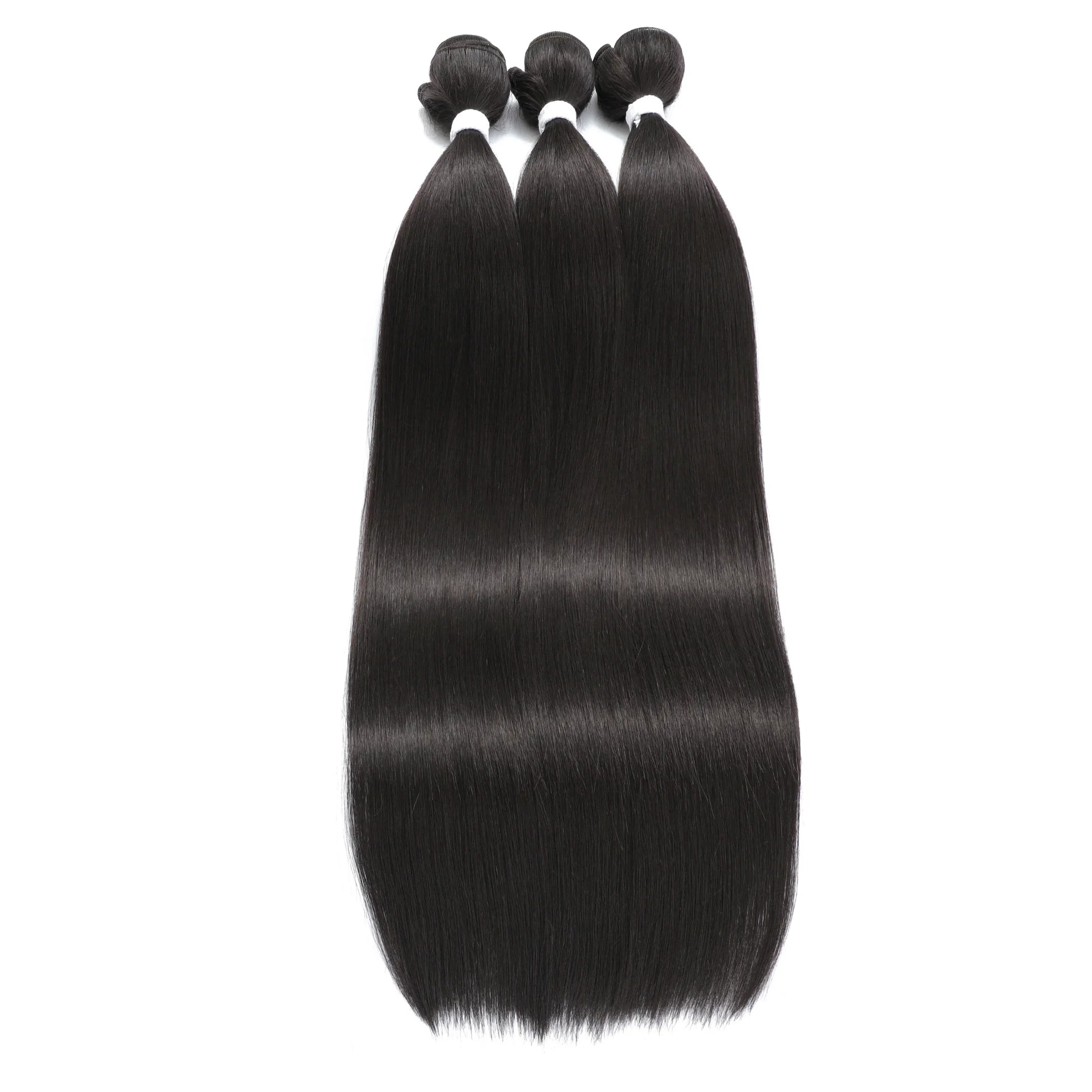 613 Honey Blonde Straight Hair Bundles Ombre Hair Extension 30 32 34 36Inch Super Long Hair Grey Synthetic Straight Hair Weaving